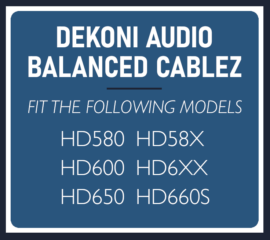 HD6XX CABLE FIT