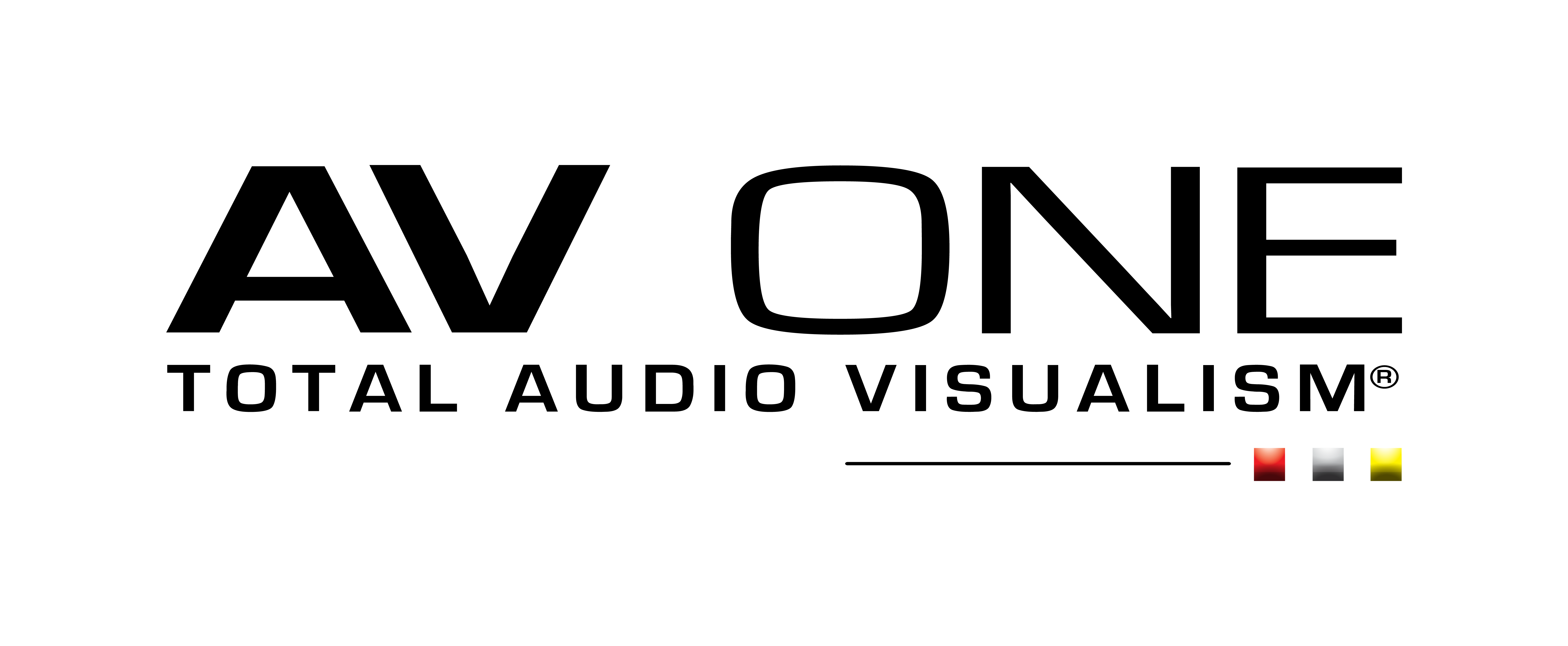 AV One Black Logo on White BG
